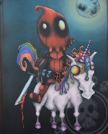 Deadpool and Unicorn Poster